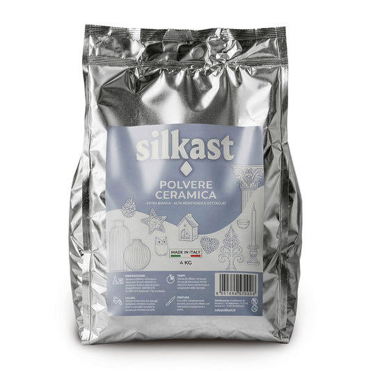 SILKAST – Polvere Ceramica Extrabianca 4 kg | Made in Italy